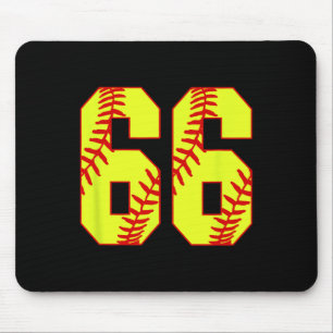 Softll #66 Fast Pitch Love Softll Mom Favorite Pla Mouse Pad