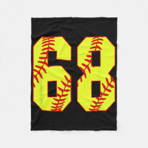 Softll #68 Fast Pitch Love Softll Mom Favorite Pla Fleece Blanket