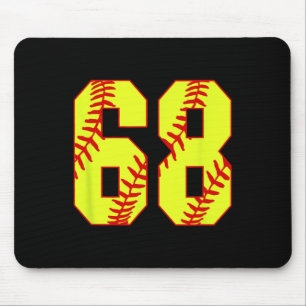 Softll #68 Fast Pitch Love Softll Mom Favorite Pla Mouse Pad