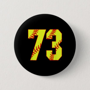Softll #73 Fast Pitch Love Softll Mom Favorite Pla 6 Cm Round Badge