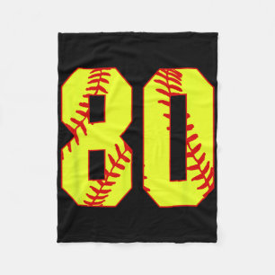 Softll #80 Fast Pitch Love Softll Mom Favorite Pla Fleece Blanket