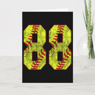Softll #88 Fastpitch Softll Mom Number 88 Player Card