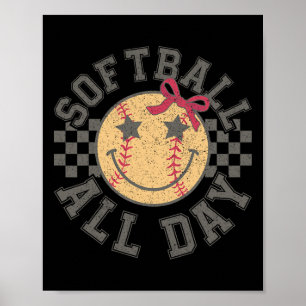 Softll All Day Softll Coquette Bow Softll Girl Wom Poster