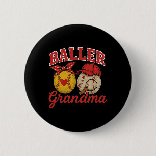 Softll And Sell Lover Grandma Perfect Mother’s Day 6 Cm Round Badge