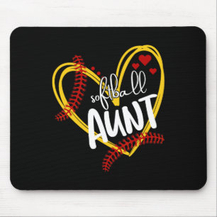 Softll Aunt, Auntie, Softll, Softll Heart  Mouse Pad