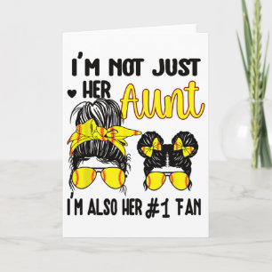 Softll Aunt Niece Proud Softll Auntie Card