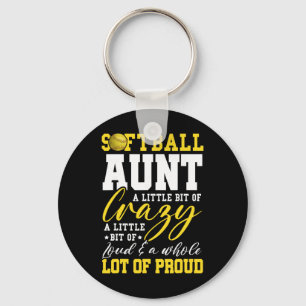 Softll Aunt Proud Aunt Of A Softll Player Aunt _2 Key Ring