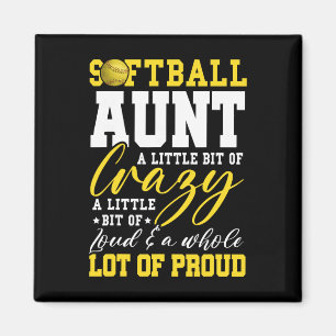 Softll Aunt Proud Aunt Of A Softll Player Aunt _2 Magnet