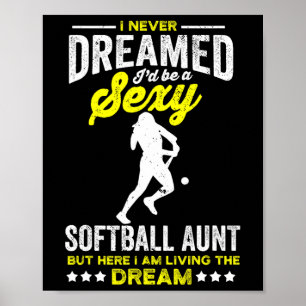 Softll Aunt Women Softll Player Softll Poster