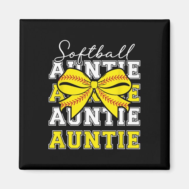 Softll Auntie Coquette Softll Aunt Softll Player A Magnet (Front)