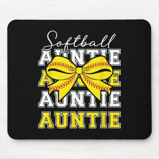 Softll Auntie Coquette Softll Aunt Softll Player A Mouse Pad (Front)