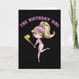 Softll Birthday Girl Party 6 7 8 9 10 11 12 13 14 Card