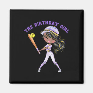 Softll Birthday Girl Softll Party 6 7 8 9 10 11 12 Magnet