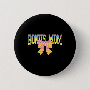 Softll Bonus Mom Ice Cream Drip Game Day Family Ma 6 Cm Round Badge