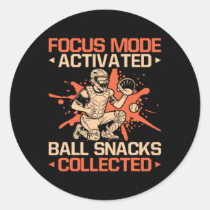Softll Catcher Focus Mode Activated Softll Mom Classic Round Sticker