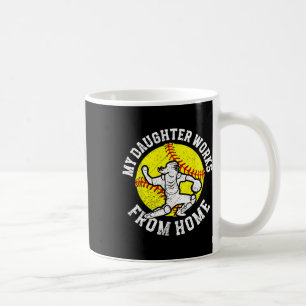Softll Catcher Mom Funny Softll Catcher Mama Coffee Mug