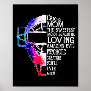 Softll Catcher-mom The Sweetest Mother's Day Costu Poster
