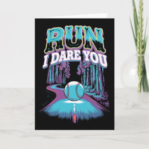 Softll Catcher Run I Dare You Design Card