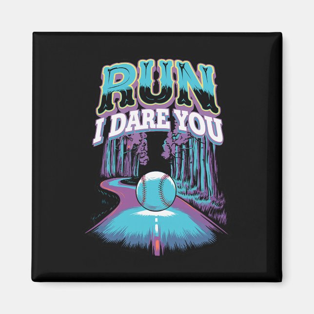 Softll Catcher Run I Dare You Design  Magnet (Front)