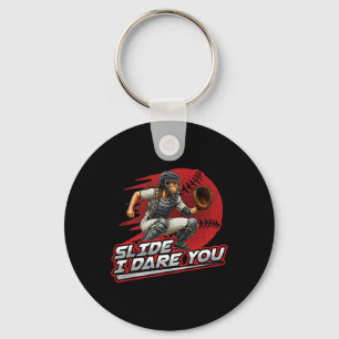 Softll Catcher Slide I Dare You Strong Girl Design Key Ring