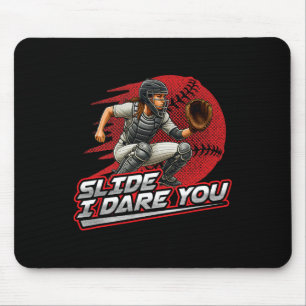 Softll Catcher Slide I Dare You Strong Girl Design Mouse Pad