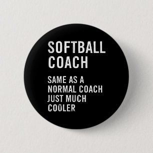 Softll Coach Definition Funny 6 Cm Round Badge