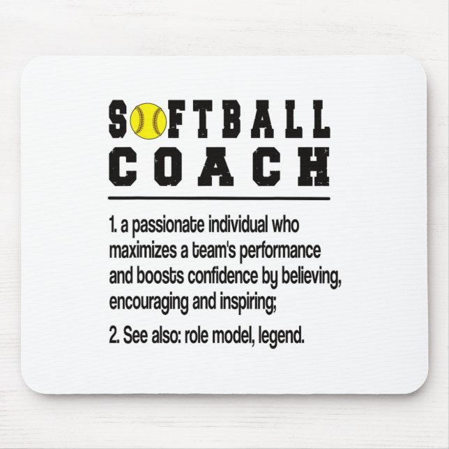 Softll Coach Definition Softll Coaching  Mouse Pad (Front)