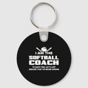 Softll Coach Funny Gift - Ume I'm Never Wrong Key Ring