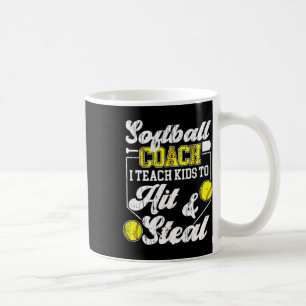Softll Coach I Teach Kids Softll Coaching Coffee Mug