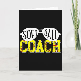 Softll Coach Softll Coaching Funny Softll Coach  Card