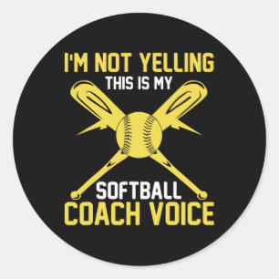 Softll Coaching Voice - Istant Coach Softll  Classic Round Sticker