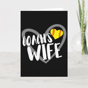 Softll Coach's Wife Card