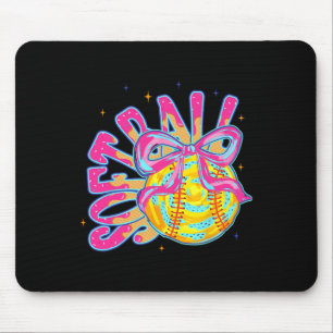 Softll Coquette Bow Ice-cream Drip Sell Mom Game D Mouse Pad