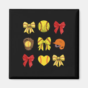 Softll Coquette Bow Softll Mama Softll Mom Mothers Magnet
