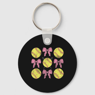 Softll Coquette Bows Game Day Softll Lover Key Ring