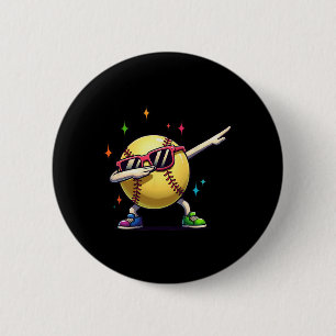 Softll Dab Dance Funny Softll Player Kids Boys Adu 6 Cm Round Badge