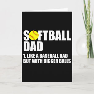 Softll Dad Definition Funny Card