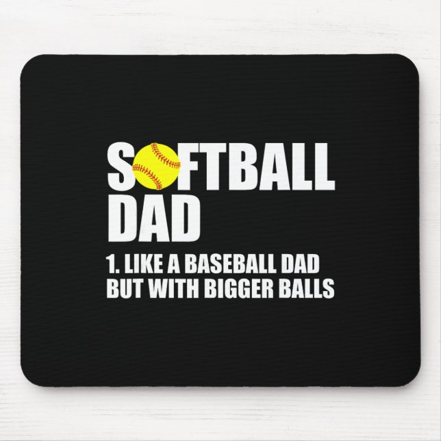 Softll Dad Definition Funny  Mouse Pad (Front)
