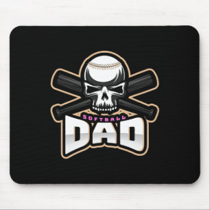 Softll Dad Fastpitch Father's Day Softll Dad Gifts Mouse Pad