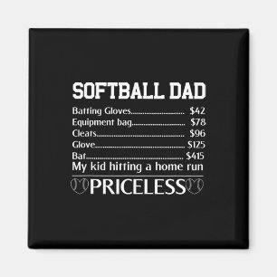 Softll Dad Fathers Day Funny Men Papa Softll Playe Magnet