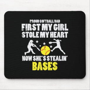 Softll Dad Girl Stole My Heart Stealing Ses Father Mouse Pad