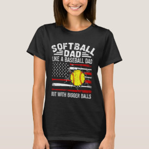 Softll Dad Like A Sell Dad American Flag Fathers D T-Shirt
