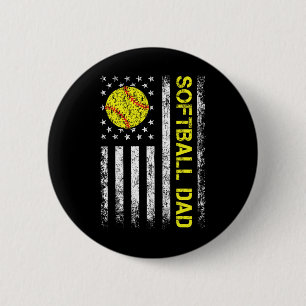 Softll Dad Shirt Mens Daddy Sport Lover American F 6 Cm Round Badge