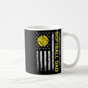 Softll Dad Shirt Mens Daddy Sport Lover American F Coffee Mug