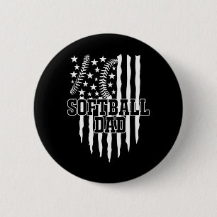 Softll Dad Us Flag Gifts For Dad Men Patriotic 6 Cm Round Badge
