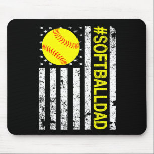 Softll Dad - Usa American Flag Softll Mouse Pad