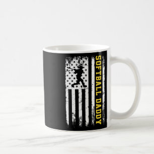 Softll Daddy Vintage Usa American Flag Coffee Mug