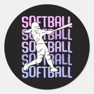 Softll Girls Women Kids Youth Girl Classic Round Sticker