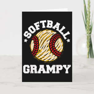 Softll Grampy Distressed Vintage Funny Grandpa Gam Card