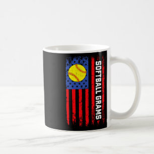 Softll Grams American Flag Funny Softll Player Coffee Mug